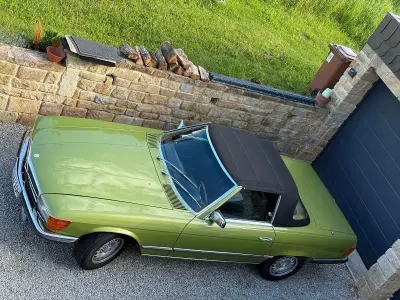 Gebraucht Mercedes SL350 194 PS (142 kW) 1978 Grün Cabrio