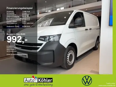 Ny VW Transporter 100 kW (136 HK) 2026 Hvid Van