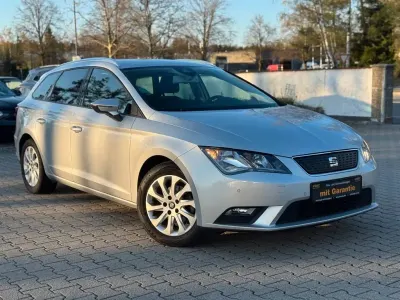 Begagnad Seat Leon ST Ecomotive 110 HK (80 kW) 2016 Silver Kombi