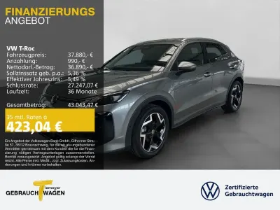 Neu VW T-Roc R-line 150 PS (110 kW) 2026 Grau SUV