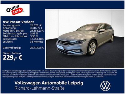 Silber Gebraucht 2022 VW Passat Elegance Kombi | 27.970 € (Etwas zu teuer)