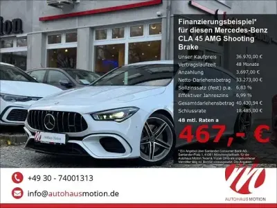 Gebraucht Mercedes CLA45 AMG Shooting Brake AMG 388 PS (285 kW) 2020 Weiß Kombi