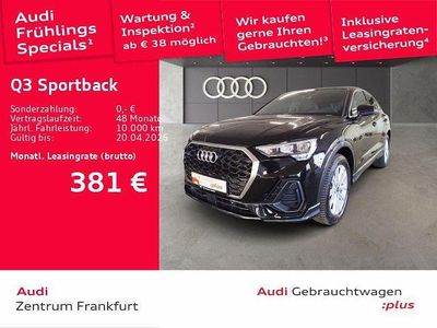 Gebraucht Audi Q3 Sportback Ambiente 190 PS (139 kW) 2025 Schwarz SUV