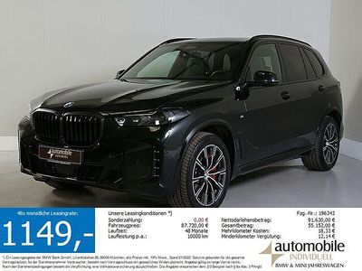 Saphirschwarz met. Gebraucht 2024 BMW X5 M Sport SUV | 85.720 € (Fairer Preis)