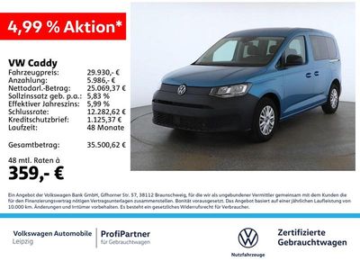 Gebraucht VW Caddy Basis 102 PS (75 kW) 2025 Blau Van / Kleinbus