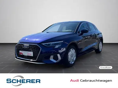 Gebraucht Audi A3 Advanced Plus 110 PS (80 kW) 2023 Navarrablau metallic (metallic) Limousine
