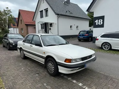 Gebraucht Mitsubishi Galant 1990 Weiß Limousine
