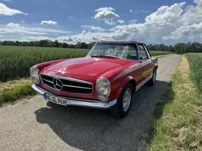 Gebraucht Mercedes SL280 150 PS (110 kW) 1969 Rot Cabrio