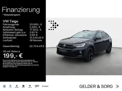 Brugt VW Taigo R-line 110 HK (80 kW) 2022 Sort SUV