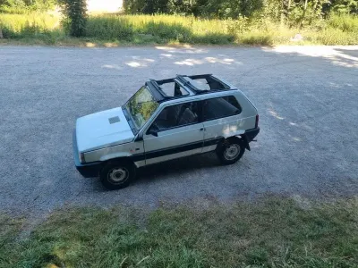 Gebraucht Fiat Panda 4x4 45 PS (33 kW) 1990 Weiß Kleinwagen
