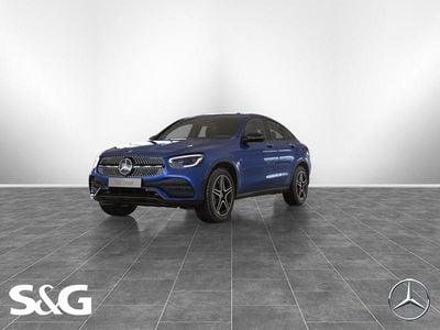 Occasion Mercedes GLC300e AMG 211 PK (155 kW) 2020 Blauw Coupé