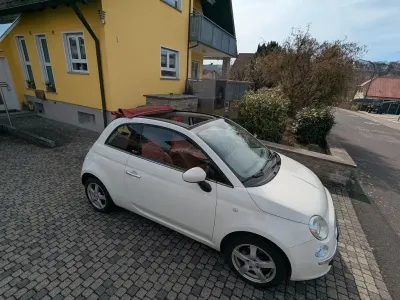 Używany Fiat 500C Lounge 95 KM (69 kW) 2011 Biały Kabriolet