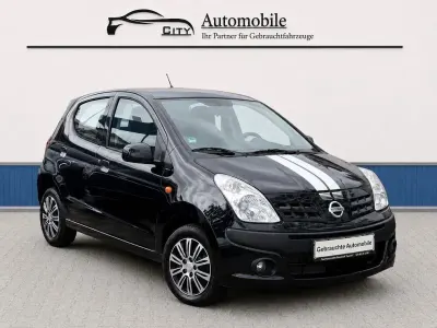 Gebraucht Nissan Pixo Acenta 68 PS (50 kW) 2009 Schwarz Kleinwagen