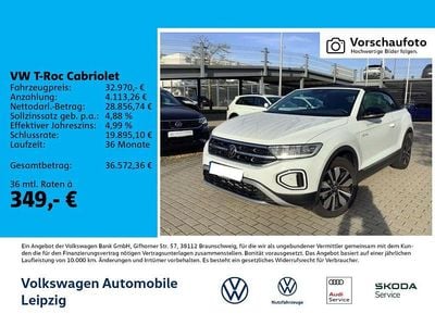 Gebraucht VW T-Roc Cabriolet Goal 116 PS (85 kW) 2025 Weiß Cabrio