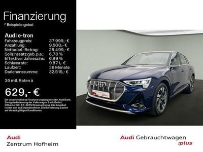 Usata Audi e-tron S-Line 300 kW (408 CV) 2021 Blu SUV
