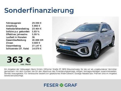 Pure white Gebraucht 2024 VW T-Roc R-line SUV | 32.440 € (Etwas zu teuer)