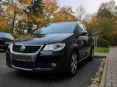 Gebraucht VW Touran Cross 170 PS (125 kW) 2008 Schwarz Van / Kleinbus
