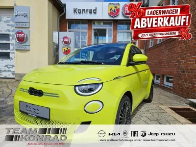 Neu Fiat 500e La Prima 86 kW (118 PS) 2026 Gelb Cabrio