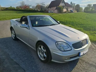 Brugt Mercedes SLK200 163 HK (119 kW) 2004 Sølv Cabriolet