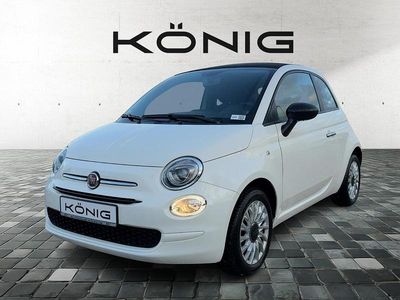 Gebraucht Fiat 500C 69 PS (50 kW) 2023 Gelato weiß / verdeck schwarz Cabrio