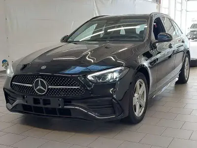 Gebraucht Mercedes C300e AMG 313 PS (230 kW) 2023 Schwarz/baltic black Kombi