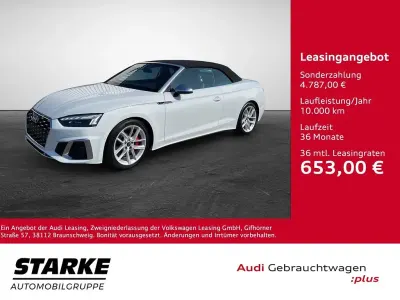 Second-hand Audi S5 Cabriolet Sport 354 CP (260 kW) 2022 Alb Cabrio