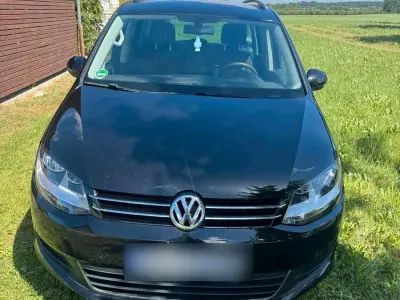 Gebraucht VW Sharan Comfortline 178 PS (130 kW) 2015 Schwarz Van / Kleinbus