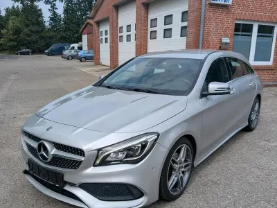 Gebraucht Mercedes CLA180 Shooting Brake AMG line 122 PS (89 kW) 2018 Silber Kombi
