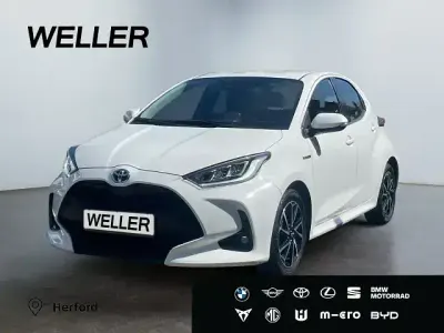 Brugt Toyota Yaris Hybrid Club 116 HK (85 kW) 2021 Hvid Hatchback