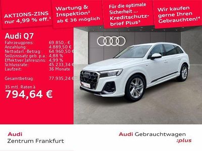 Gebraucht Audi Q7 S-Line 286 PS (210 kW) 2025 Carraraweiß SUV