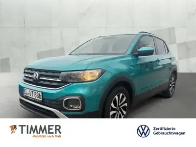 Usado VW T-Cross Active 110 CV (80 kW) 2021 Turquesa SUV
