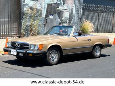 Usata Mercedes SL380 155 CV (114 kW) 1984 Oro Cabrio