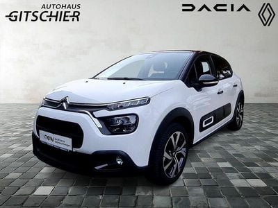 Gebraucht Citroën C3 PureTech 110 PS (80 kW) 2023 Weiß, dach schwarz (weiß) Kleinwagen