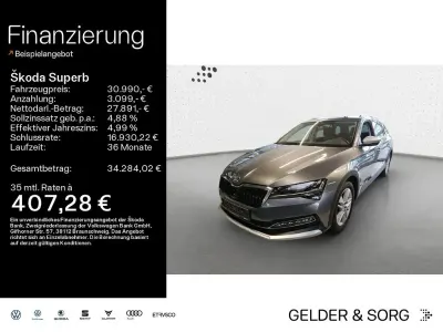 Gebraucht Skoda Superb 200 PS (147 kW) 2022 Graphitegrau metallic Kombi