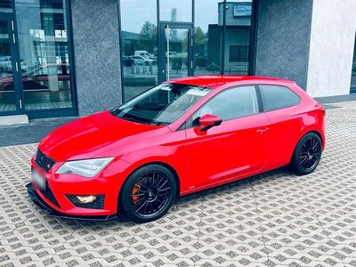 Usata Seat Leon FR 180 CV (132 kW) 2013 Rosso Utilitaria