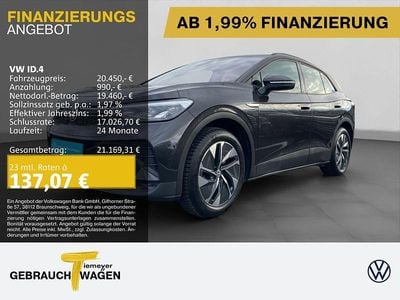 Gebraucht VW ID.4 Pure 108 kW (148 PS) 2022 Grau SUV