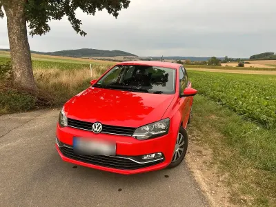 Gebraucht VW Polo Allstar 75 PS (55 kW) 2016 Rot Kleinwagen