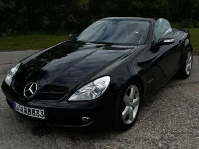 Gebraucht Mercedes SLK200 163 PS (119 kW) 2005 Schwarz Cabrio