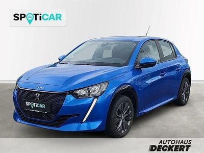 Blau Gebraucht 2021 Peugeot e-208 Active Kleinwagen | 13.490 € (Fairer Preis)