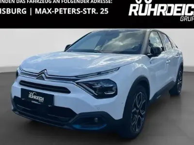 Używany Citroën e-C4 Shine 100 kW (136 KM) 2023 Biały Sedan/Limuzyna