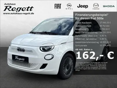 Gebraucht Fiat 500e Icon 86 kW (118 PS) 2022 Arktis weiß) (weiss Kleinwagen