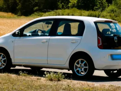 Gebraucht VW up! 75 PS (55 kW) 2014 Weiß Kleinwagen