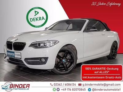 Gebraucht BMW 220 Sport Line 184 PS (135 kW) 2017 Alpinweiss iii Cabrio