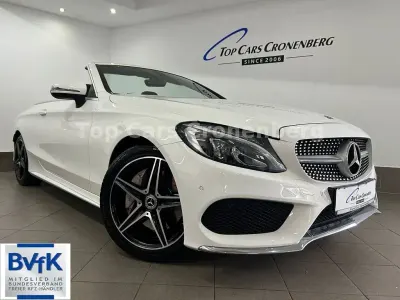 Gebraucht Mercedes C250 AMG line 211 PS (155 kW) 2018 Weiß Cabrio