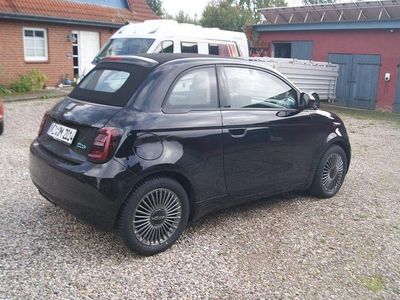 Brugt Fiat 500e Icon 86 kW (118 HK) 2022 Sort Cabriolet