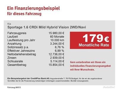 Gebraucht Kia Sportage Vision 116 PS (85 kW) 2021 Weiß SUV