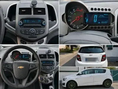 Gebraucht Chevrolet Aveo LS 69 PS (50 kW) 2013 Weiß Kleinwagen