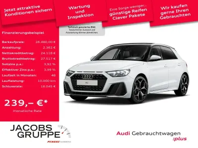 Gebraucht Audi A1 Sportback S-Line 95 PS (69 kW) 2025 Gletscherweiß metallic Kleinwagen