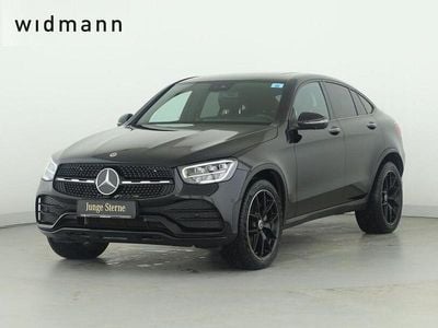 Gebraucht Mercedes GLC300 AMG 245 PS (180 kW) 2023 Metalliclack obsidianschwarz Coupé