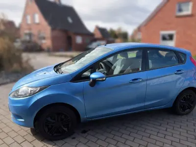 Gebraucht Ford Fiesta Trend 82 PS (60 kW) 2010 Blau Kleinwagen